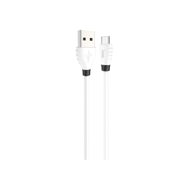 Кабель HOCO X27 USB - micro USB cable, 1м, белый